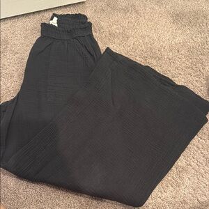 Aerie Black Pool to Party Pants